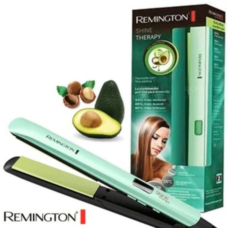 Plancha Remington Macadamia y Aguacate S9960 Verde - flamingo