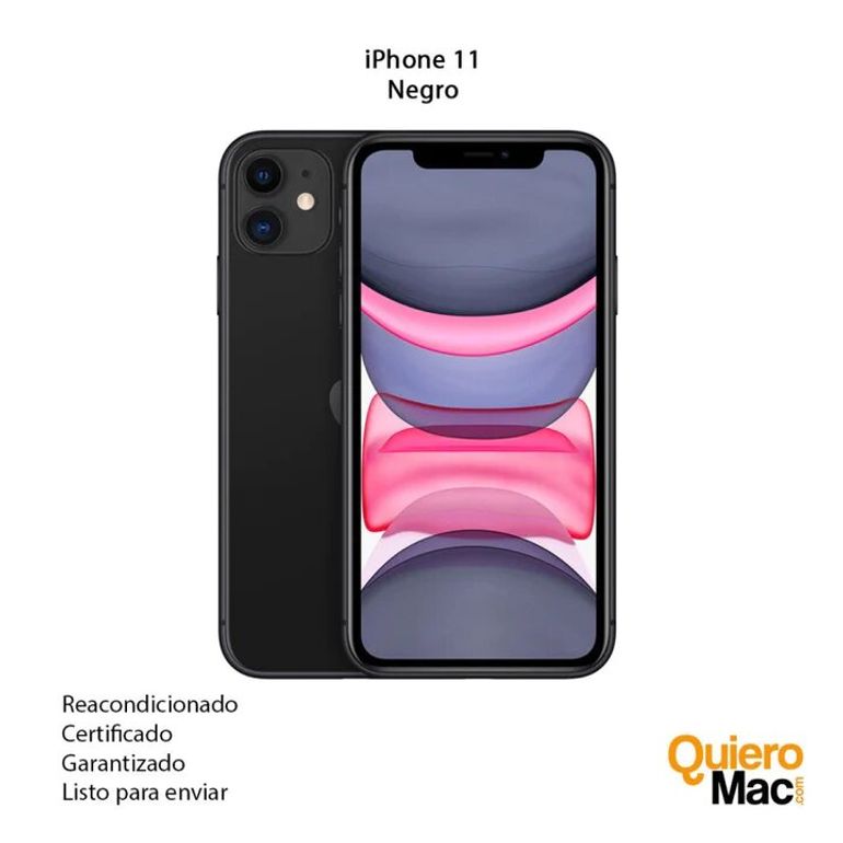 Apple Celular Reacondicionado Iphone 11 64Gb Negro Apple - Flamingo.Com -  flamingo